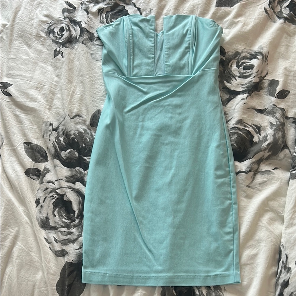 Lulu's Green Sheath Sweetheart Dress for Cocktail